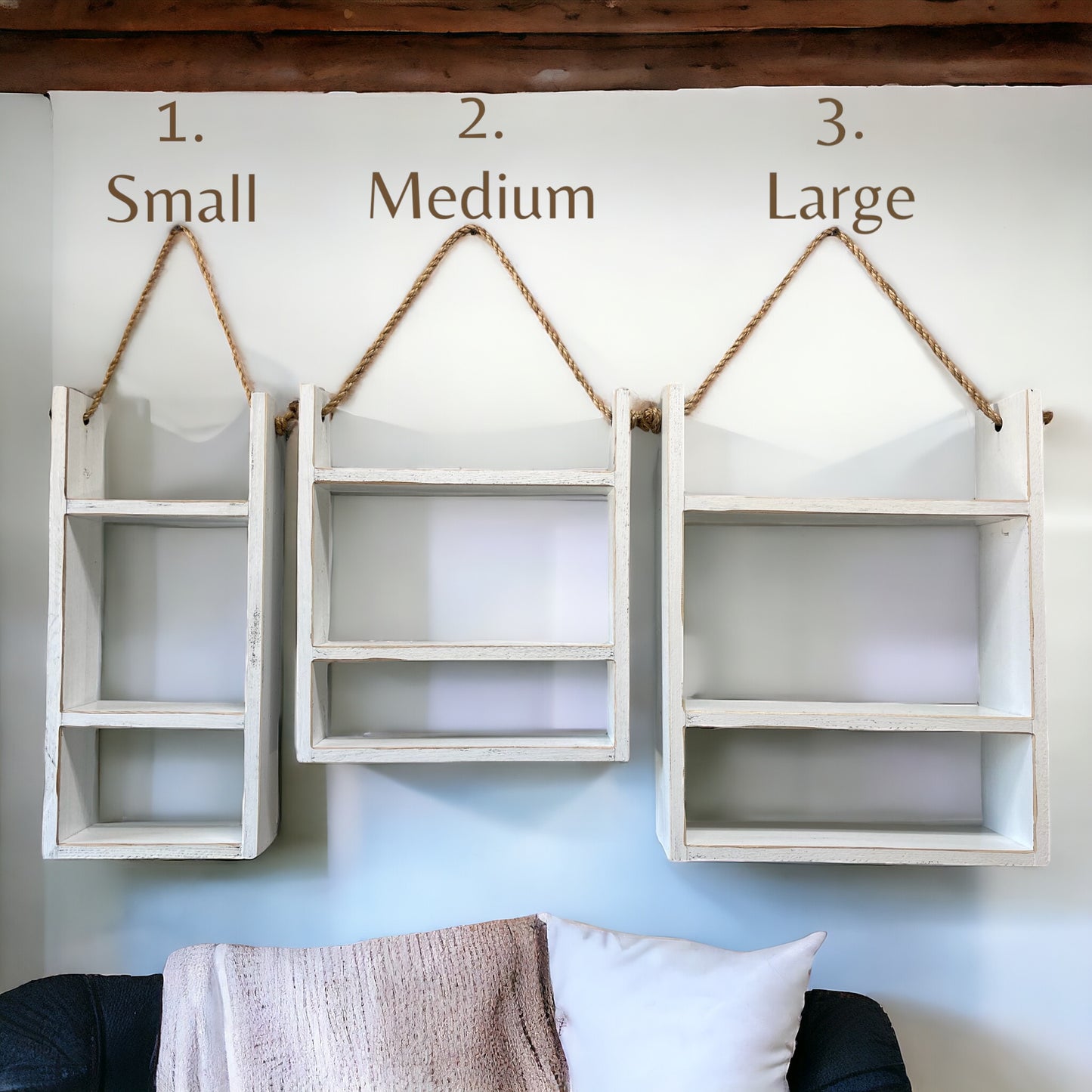 Ladder Shelf | BATHROOM Laundry kitchen Bedroom Livingroom | Home| Farmhouse rustic distressed | Towels | Toilet Paper | Spice Rack |Hanging