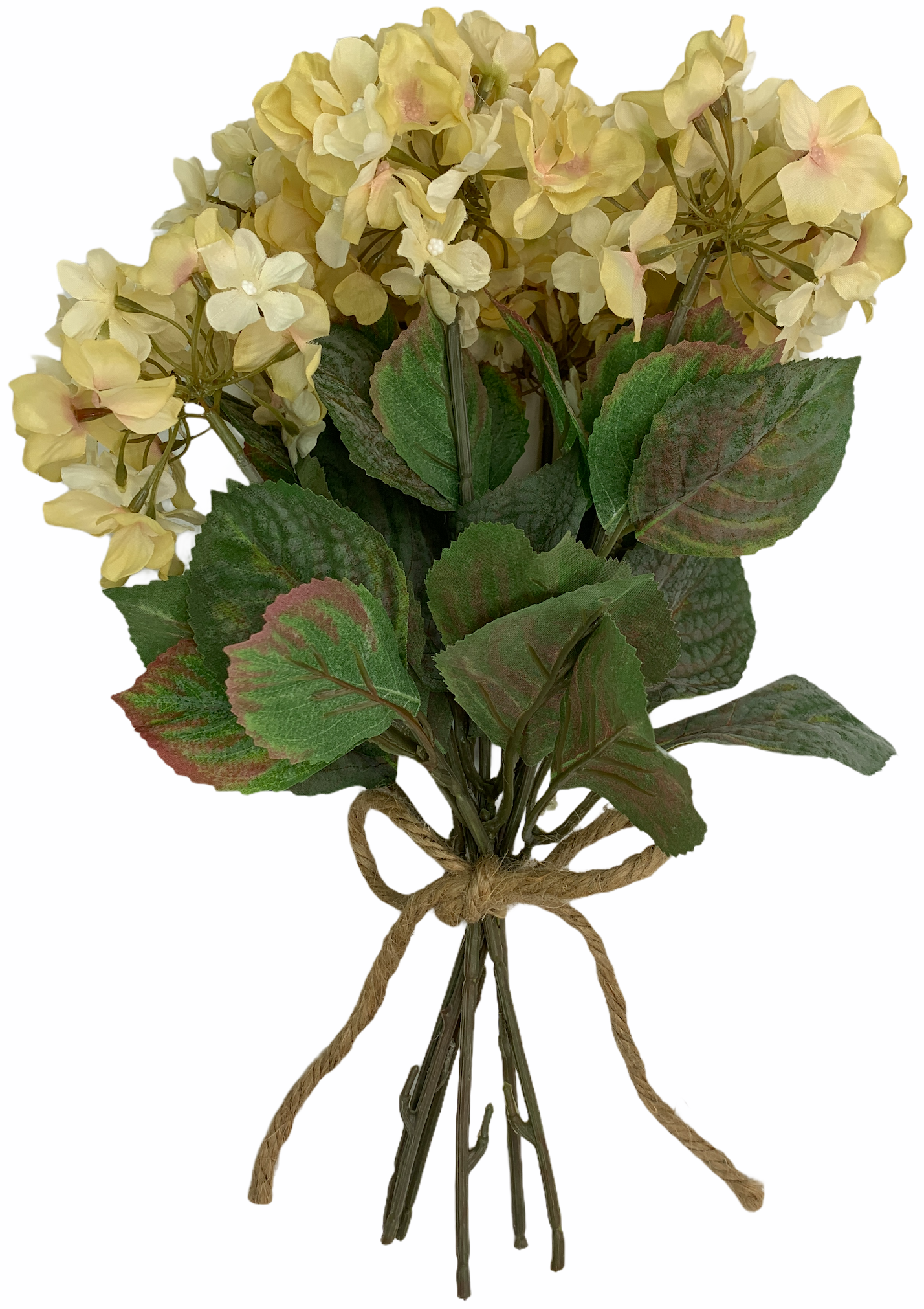 HYDRANGEA stem Bouquet BUNDLE *Wedding decoration FLOWERS *craft *Cream *Sage Cream - Wooden Hearts Inc