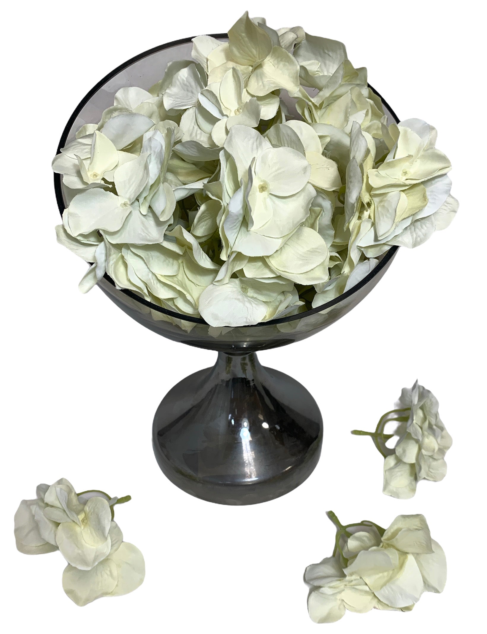 1 BAG FLOWER Petals Hydrangea *Great for Weddings, Crafts, and more! *Blue Green Amber White - Wooden Hearts Inc