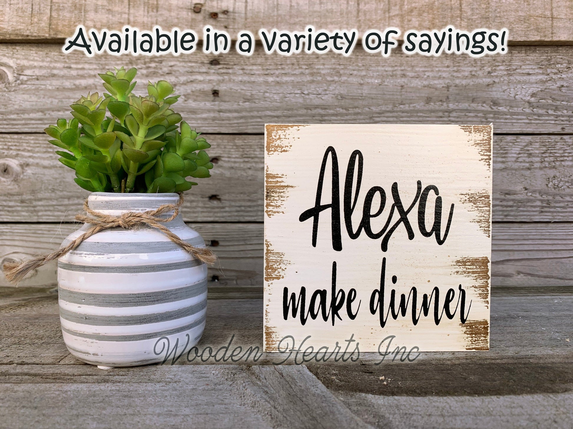 ALEXA do my homework Sign School Work Clean Bathroom Garbage House Chores Humor Funny - Wooden Hearts Inc