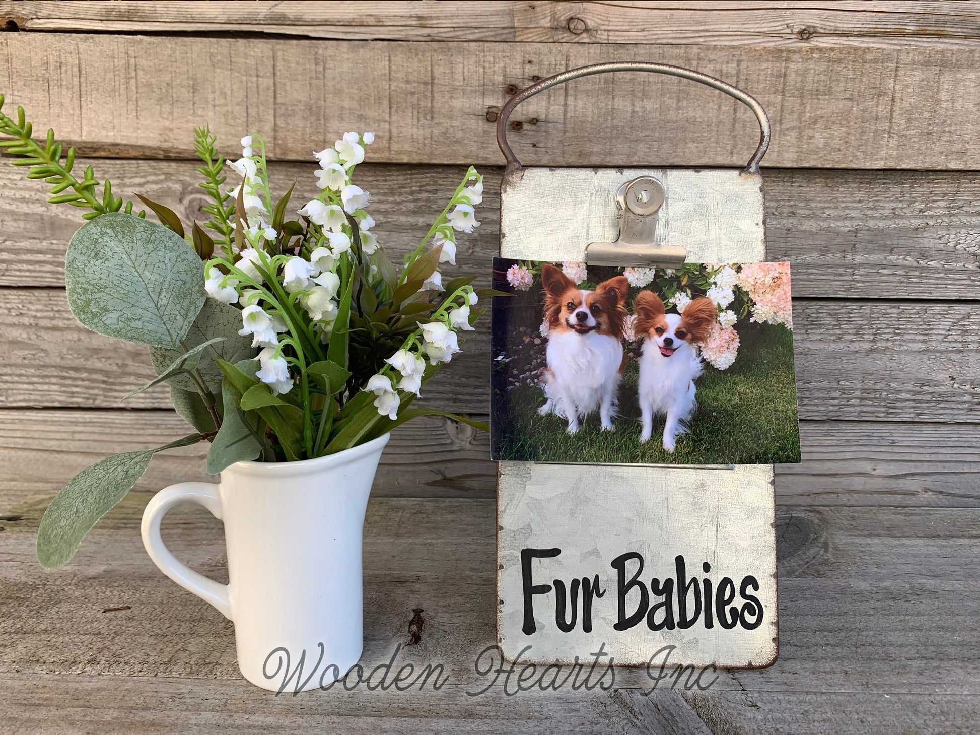 Blessings Sign PHOTO HOLDER Metal Antique Cheese Grater Standing Picture Frame  Family - Wooden Hearts Inc