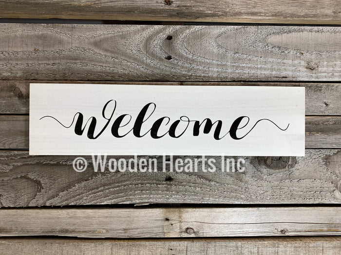 Welcome Sign *Blessings, This is us, our life story home gift wedding family wood  decor  *4x16