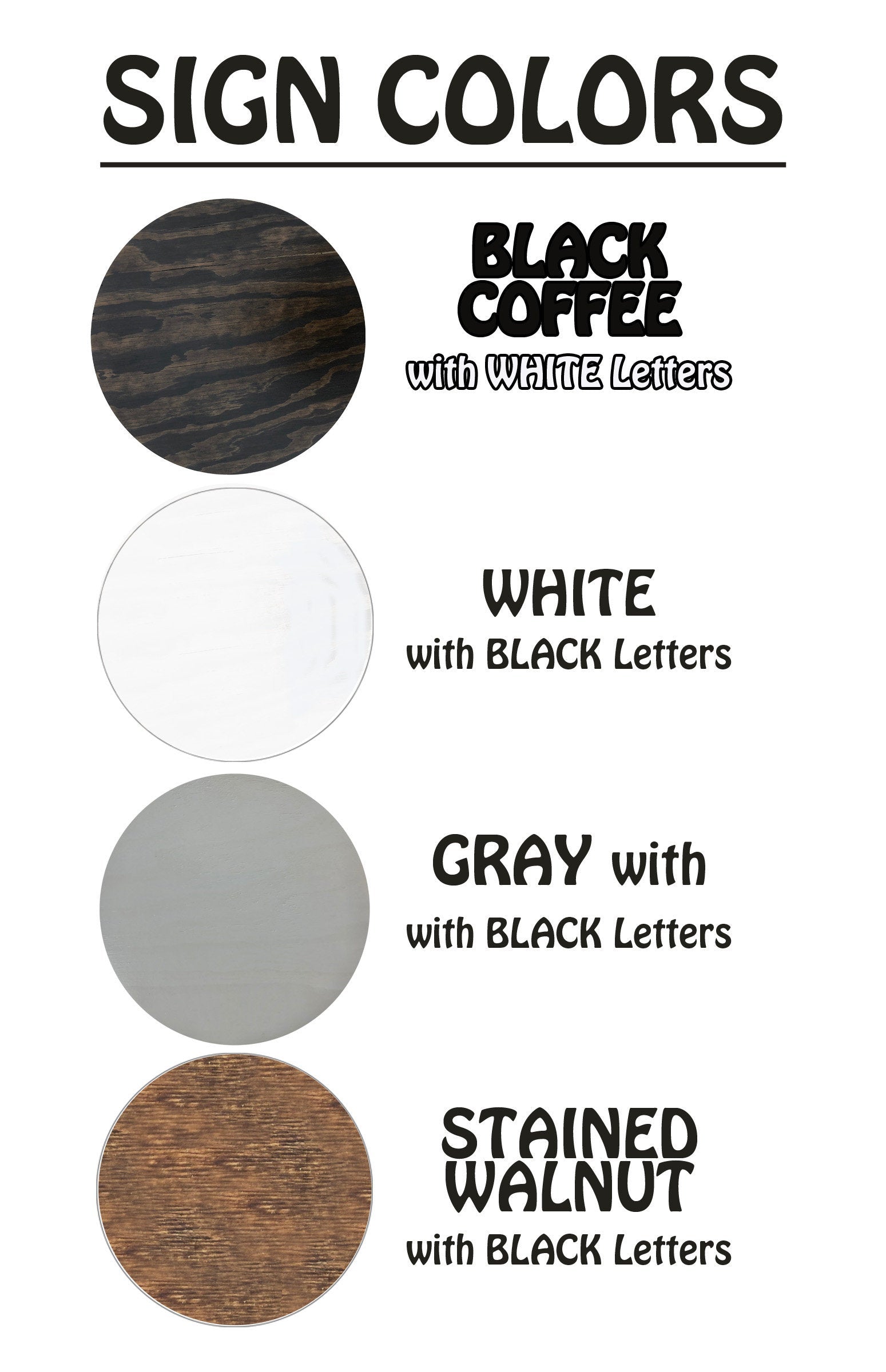 WELCOME Round Sign Wood Wall Mount 12" Circle 3D with Bow (Magnet optional) Outdoor - Wooden Hearts Inc